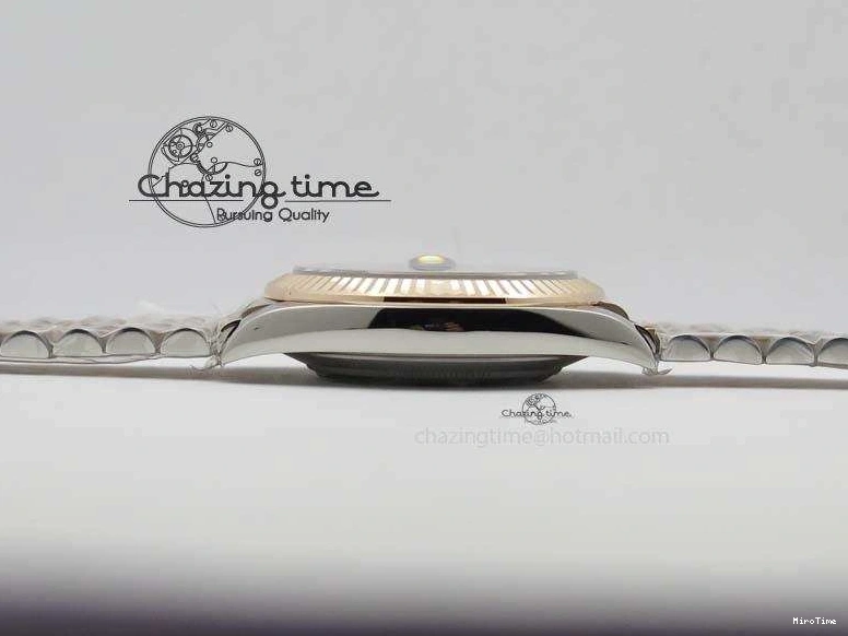 MiroTime 0313 Vibrant DateJust 41mm 126303 Noob 1:1 Best Edition RG Wrapped Brown Diam Dial Fluted Bezel On Jubilee Bracelet A 3781